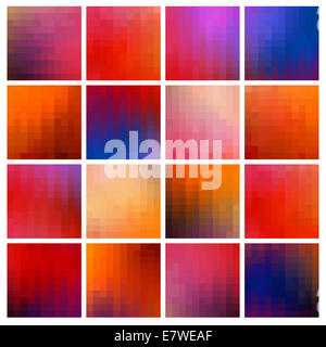 Origines des pixels de couleur Banque D'Images Origines des pixels de couleur Banque D'Images