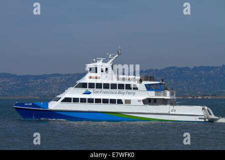 San Francisco Bay Ferry 'Vallejo', San Francisco, California, USA Banque D'Images