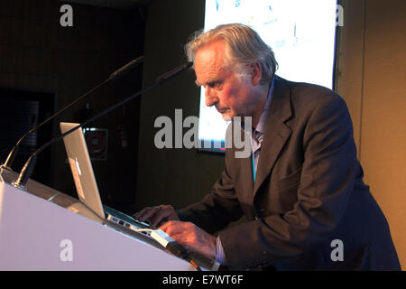 Richard Dawkins éthologue participant à la deuxième édition, du Festival Starmus à l'Abama Golf & Spa Resort à Tenerife, Îles Canaries, le 22 septembre 2014/photo alliance Banque D'Images