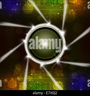 Disco Party multicolor music sound le président de projecteurs Banque D'Images