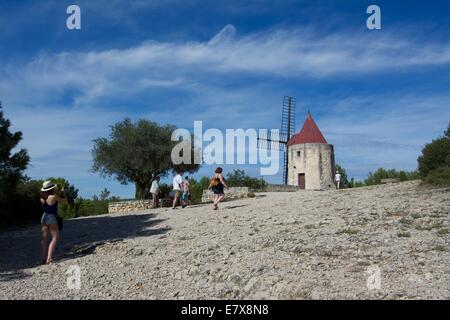 Moulin de Daudet, moulin de Daudet, Fontvieille, Provence-Alpes-Côte d'Azur, France, Europe. Banque D'Images