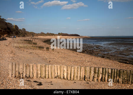 Plage de lepe hampshire angleterre Banque D'Images