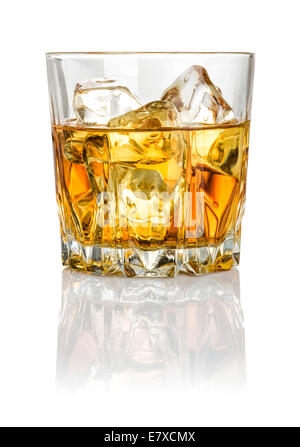 Whisky on the rocks Banque D'Images