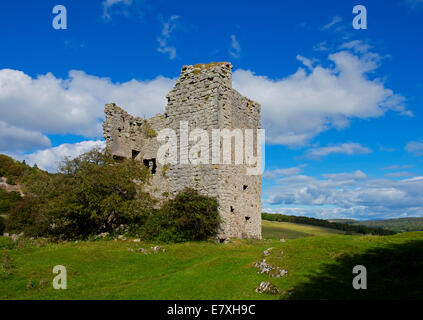 Arnside pele tower, South Lakeland, Cumbria, Angleterre, Royaume-Uni Banque D'Images