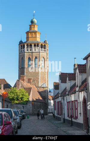 BRUGES, BELGIQUE - 12 juin 2014 : Eglise de Jérusalem du Nord. Banque D'Images