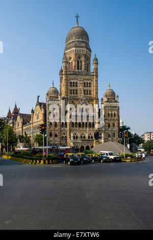 La Ville édifice municipal, Colaba, Mumbai, Maharashtra, Inde Banque D'Images