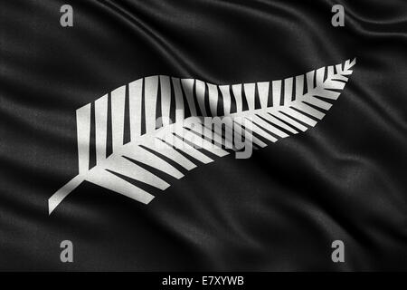 Silver Fern nouvellement proposé pour drapeau Nouvelle-zélande Banque D'Images