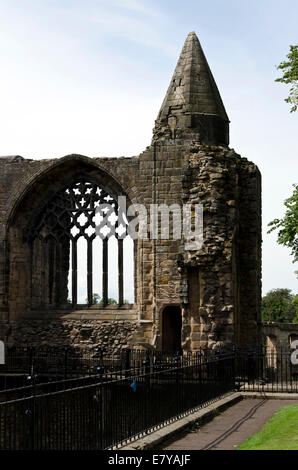 Une partie des ruines de Dunfermline Palace dans le Fife, en Écosse. Banque D'Images