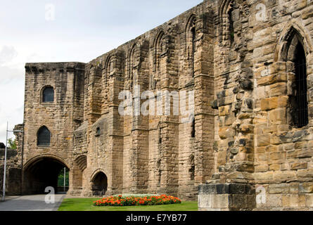 Une partie des ruines de Dunfermline Palace dans le Fife, en Écosse. Banque D'Images