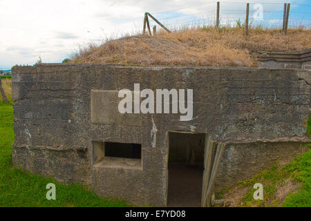 Bunker allemand de la première guerre mondiale La Belgique Flanders fields Banque D'Images