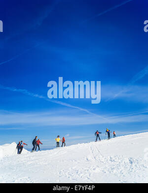 Ski Morgins ski Alpes Suisse Valais Suisse Banque D'Images