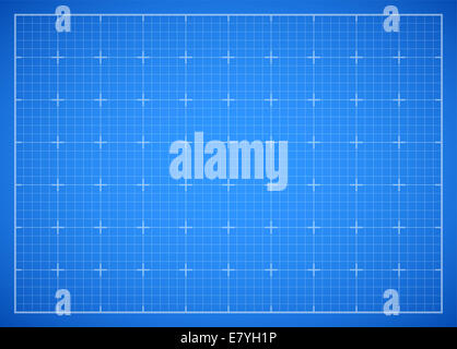 Blueprint grid Blue Square Banque D'Images