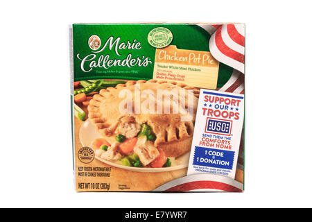 Marie Callender's frozen Chicken Pot Pie Banque D'Images