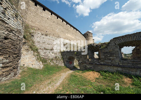 Château de Kamyanets-Podilsky Banque D'Images