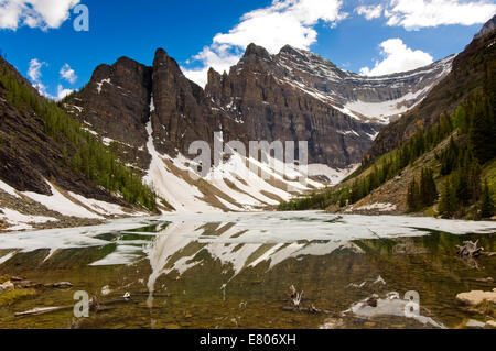 Agnes Lake, Lake Louise, Banff National Park, Alberta, Canada Banque D'Images