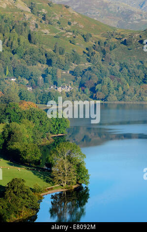 Dale fin sur le côté de Grasmere dans Parc National de Lake District en Angleterre Banque D'Images