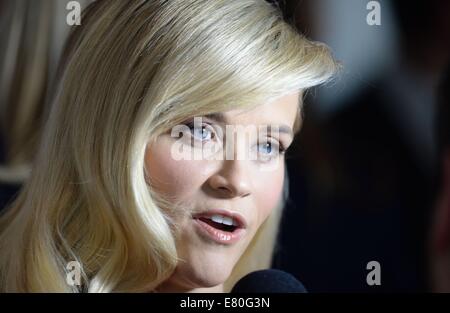 Arrivées à Reese Witherspoon pour ALLÉ GIRL Première mondiale et Opening Night Gala à la 52ème Festival du Film de New York, Alice Tully Hall au Lincoln Center, New York, NY Le 26 septembre 2014. Photo par : Kristin Callahan/Everett Collection Banque D'Images