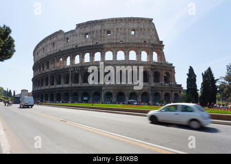 Rome, Italie Le 28 avril 2012. Vue sur le Colisée, Italie Banque D'Images