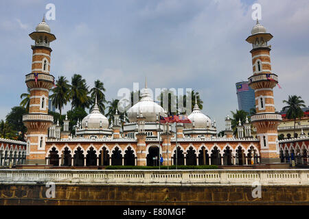 Masjid Jamek, la Mosquée Jamed, à Kuala Lumpur, Malaisie Banque D'Images