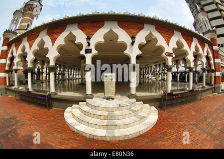 Masjid Jamek, la Mosquée Jamed, à Kuala Lumpur, Malaisie Banque D'Images