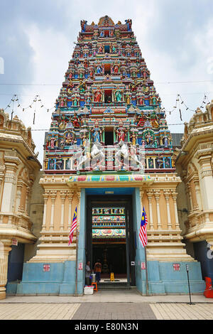 Temple hindou Sri Mahamariamman à Kuala Lumpur, Malaisie Banque D'Images