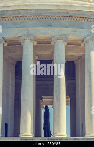 Thomas Jefferson Memorial à Washington DC, USA Banque D'Images