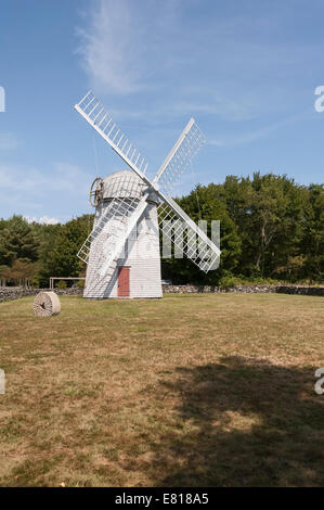 Jamestown moulin est haut sur Windmill Hill dans le centre de l'île. Il s'agit d'une structure octogonale de trois étages avec un dôme Banque D'Images