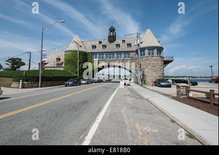 Narragansett Pier Le Casino a été le centre de la vie sociale à Narragansett durant la fin du xixe siècle. Banque D'Images