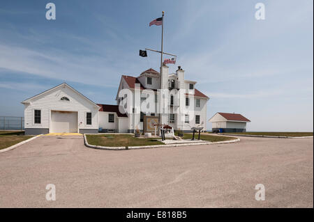 Département d'accueil de la Garde côtière de sécurité de point Judith, Rhode Island Banque D'Images