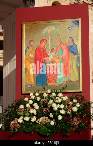 Le Vatican. 28 Sep, 2014. Pape Francis rencontrez les grands-pères du monde - Place Saint Pierre, le 28 septembre 2014 Crédit : Realy Easy Star/Alamy Live News Banque D'Images