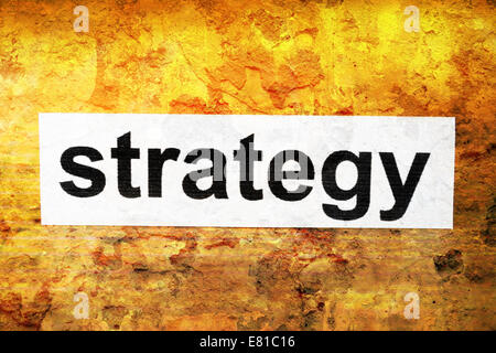 Stratégie Banque D'Images