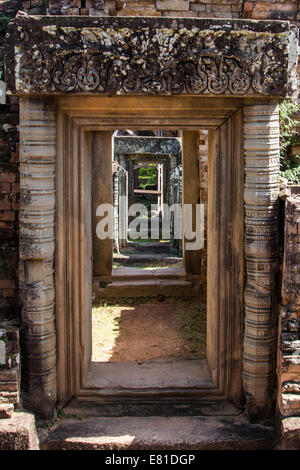 Parc archéologique d'Angkor est composé de nombreux temples, sanctuaires et mini-villes. C'est, le magnifique demeure empire Khmer' Banque D'Images