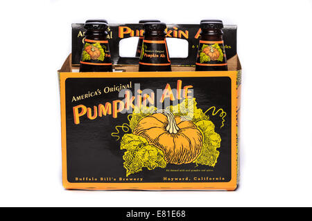 Buffalo Bill's Brewery Pumpkin Ale Banque D'Images