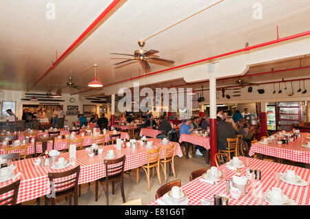 En Californie, le Samoa Cookhouse restaurant historique construit 1890 Banque D'Images