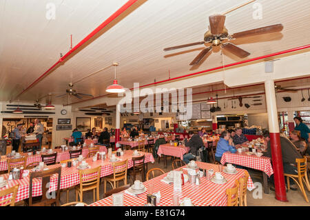 En Californie, le Samoa Cookhouse restaurant historique construit 1890 Banque D'Images