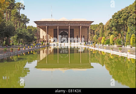 Palais Chehel Sotun, Ispahan, Province d'Ispahan, en Perse, l'Iran Banque D'Images