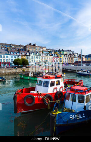 Le port de Cobh, dans le comté de Cork, en République d'Irlande Banque D'Images