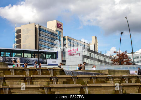 Bâtiment du campus de l'Université Sheffield Hallam à Sheffield, South Yorkshire, UK Banque D'Images