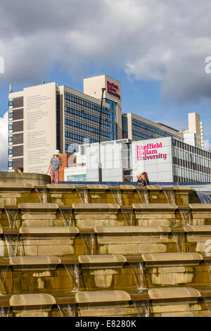 Bâtiment du campus de l'Université Sheffield Hallam à Sheffield, South Yorkshire, UK Banque D'Images