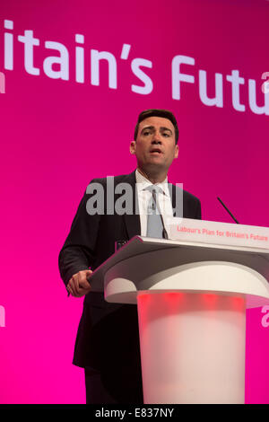 Andy Burnham MP pour Leigh et Shadow secrétaire de la santé Banque D'Images