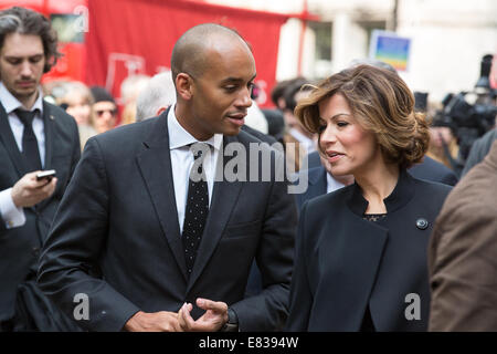 En deuil au PM Tony Benn's Funeral, St Margaret's Church, Londres comprend : Chuka Umunna Où : London, Royaume-Uni Quand : 27 Mars 2014 Banque D'Images