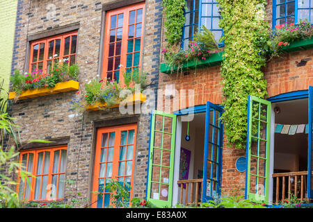 Rond à Neal's Yard à Londres. Banque D'Images