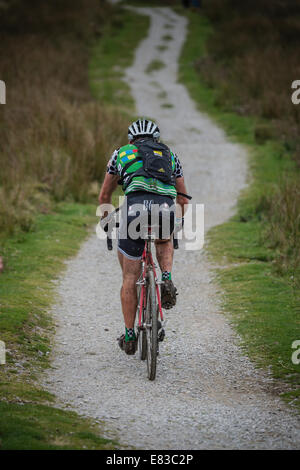 2014 3 pics en Cyclocross Yorkshire Dales Banque D'Images