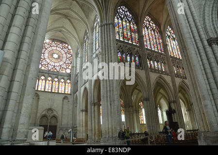 St pierre et la cathédrale St Paul à Troyes, France Banque D'Images