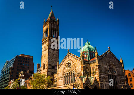 Ancienne église du Sud, à Copley Square à Boston, Massachusetts. Banque D'Images