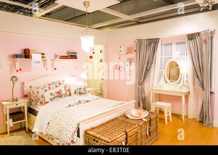 Afficher chambres d'Ikea, London, England, UK Banque D'Images