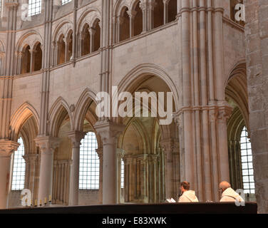 La cathédrale St Marie Madeleine à Vézelay, france Banque D'Images