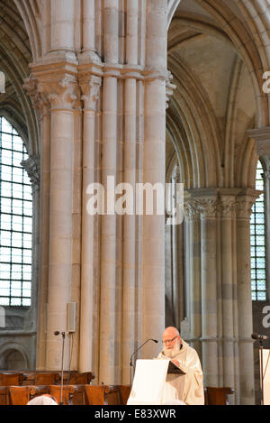 La cathédrale St Marie Madeleine à Vézelay, france Banque D'Images