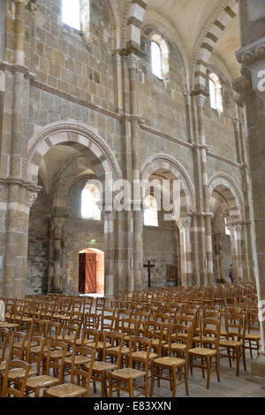 La cathédrale St Marie Madeleine à Vézelay, france Banque D'Images