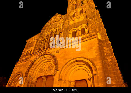 La cathédrale St Marie Madeleine à Vézelay, france Banque D'Images